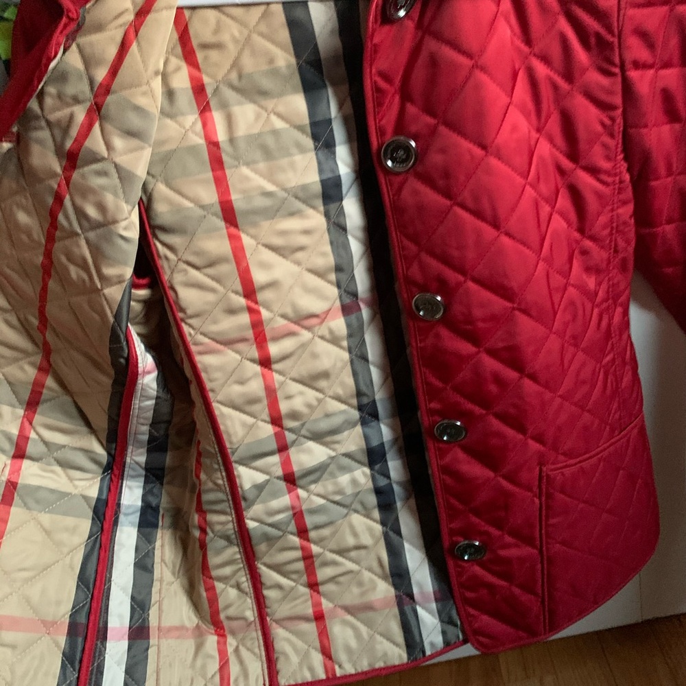 Authentic Girls Burberry Quilted Coat